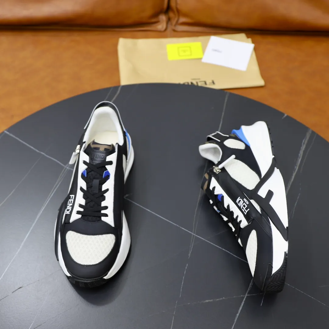 Men's men's shoes 290🔥Brand: FENDI Size: 38-44 (45, 46 customized) Grade: Original quality High version Material: Imported cowhide ➕ High-quality and comfortable lining Original lightweight non-slip outsole Style category: Travel Fashion casual shoes Versatile trend